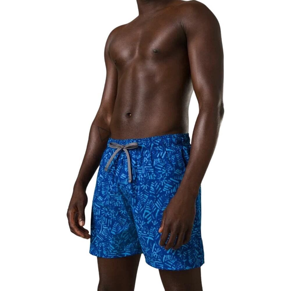 PrAna Men's Small Rich Sapphire Cabo 6” Plunge Swimming Trunk Boardshort N5-14